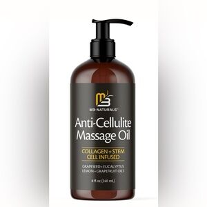 New In Box .. M3 Naturals Anti-Cellulite Massage Oil